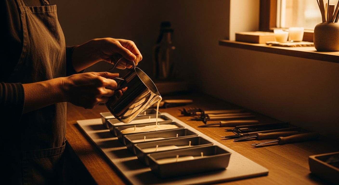 Создание декоративных свечей — мастерская Candlevia